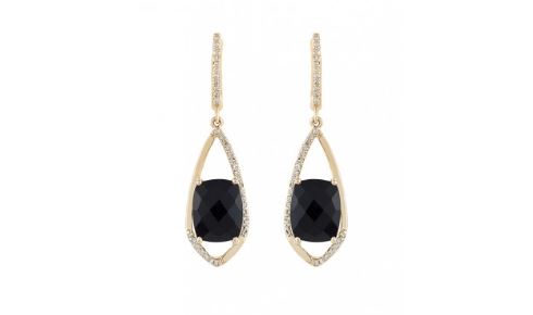 Onyx Diamond Earrings. BUY NOW!!! #beverlyhills #beverlyhillsmagazine #bevhillsmag #shop #shopping #jewelry