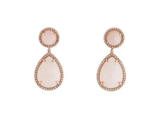 Pink Opal & Diamond Earrings. BUY NOW!!! #beverlyhills #beverlyhillsmagazine #bevhillsmag #shop #shopping #jewelry 