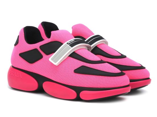Pink PRADA Fitness Sneakers. BUY NOW!!! #shop #fashion #style #shop #shopping #clothing #beverlyhills #fitness #shoes #sneakers #clothes #beverlyhillsmagazine #bevhillsmag