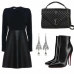 Sella McCartney Black Dress Style. SHOP NOW!!! #BevHillsMag #beverlyhillsmagazine #fashion #style #shopping