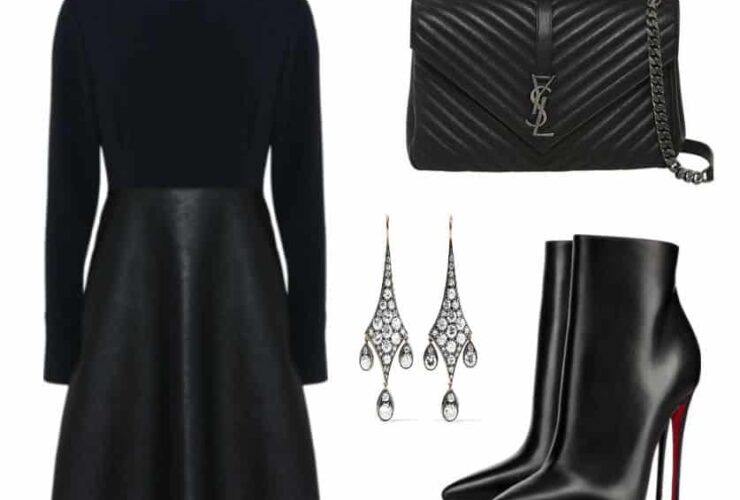 Sella McCartney Black Dress Style. SHOP NOW!!! #BevHillsMag #beverlyhillsmagazine #fashion #style #shopping