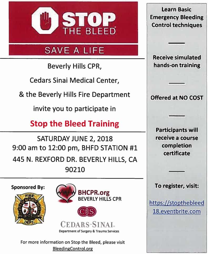 Stop The Bleed Training