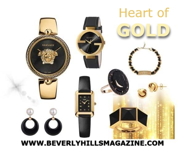 Heart of Gold Jewelry Collection #bevhillsmag #beverlyhills #beverlyhillsmagazine #JEWELRY #GOLD #RINGS #NECKLACES